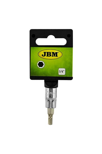 JBM Tubular 1/4` With 3 Mm Hex Bit Jbm
