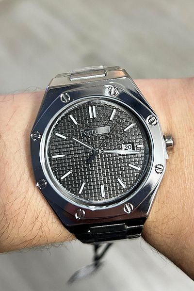 Ferrucci 43 mm Men's Watch Reflecting Elegance – Strong and Elegant with Steel Case