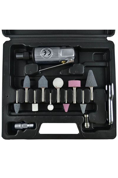 JBM JBM 16-PIECE PNEUMATIC STRAIGHT GRINDER KIT
