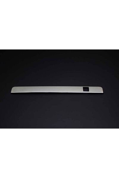CED AUTO TRADE Stainless steel rear number plate ornament compatible with VW CRAFTER 2017->, with reversing camera