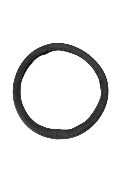 Umbrella STEERING WHEEL COVER ECOLOGICAL LEATHER PERFORATED BLACK 44-48 CM UMBRELLA