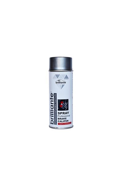BRILLIANTE VOPSEA SPRAY ARGINTIU PENTRU ETRIERE FRANE (RAL 9006) 400ml BRILLIANTE