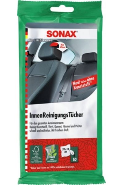 Sonax SERVETELE SUPRAFETE INTERIOR PACHET 10 BUCATI SONAX