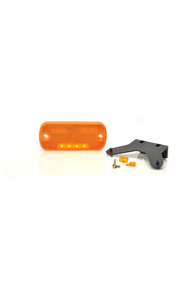 WAS LAMPA GABARIT LED 904 W128, 12V-24V, POZITIE PORTOCALIU WAS