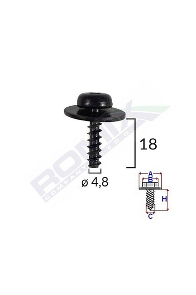 ROMİX Cover Mounting Screw Set 10 Pieces