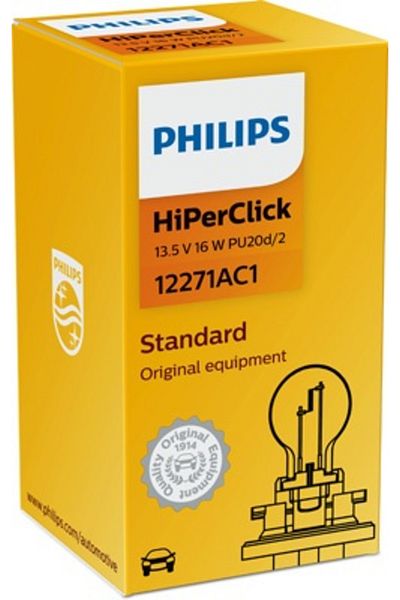 Philips SIGNAL BULB 12V PCY16W HIPER VISION PHILIPS (BOX)