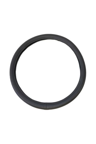 Umbrella STEERING WHEEL COVER ECOLOGICAL LEATHER GREY 44-48 CM UMBRELLA
