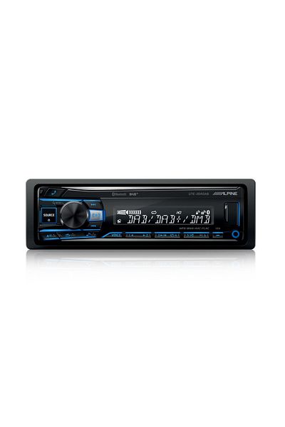 Alpine Player auto Alpine UTE-204DAB, DAB+, USB, Bluetooth și tuner FM