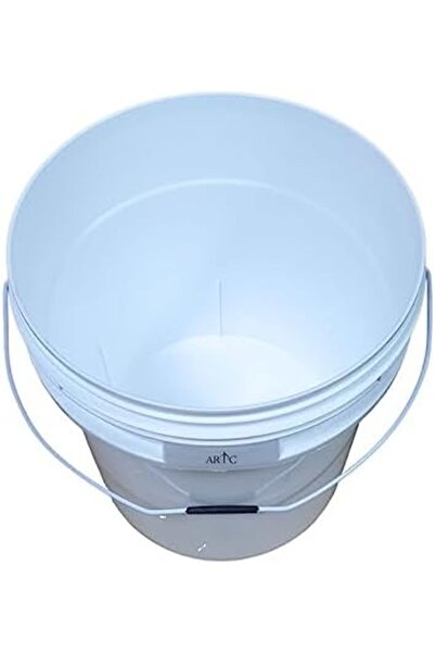 Generic All Purpose BPA Free Heavy Duty Plastic Pail Paint Bucket 18 LTR, White