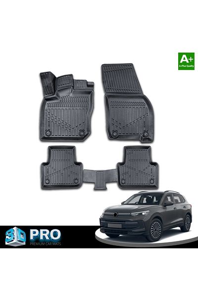 CED AUTO TRADE Set covorase auto cauciuc VW TIGUAN II 2023-> forma tavita 3D