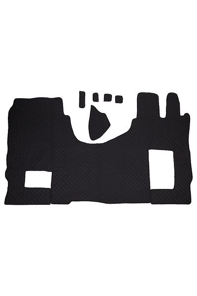 Umbrella TRUCK UMBRELLA ECO-LEATHER MATS SET FOR MERCEDES ACTROS MP4 1845. EURO 6. BLUE