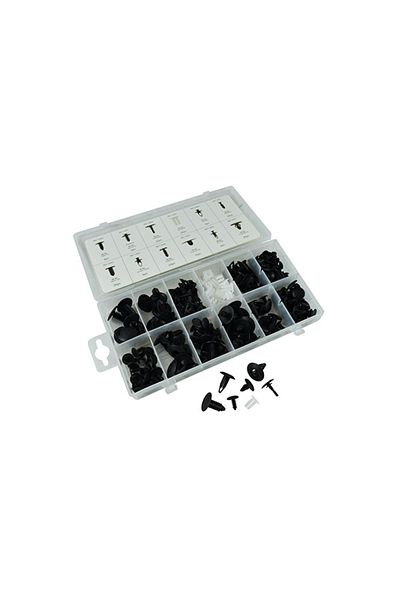 JBM JBM PLASTIC CLIP KIT FOR FORD 169PCS