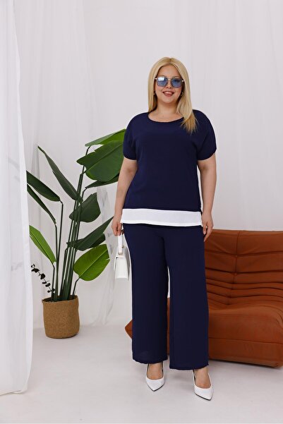 Siyezen Plus Size Short Sleeve Ayrobin Luxury Suit