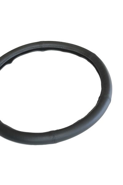 Umbrella STEERING WHEEL COVER, GENUINE LEATHER, BLACK 47-49 CM