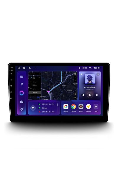 CED AUTO TRADE Navigatie Auto MOSS M2 4+32GB 10" IPS Octa-core 1.6Ghz, Android 4G Bluetooth 5.1 DSP