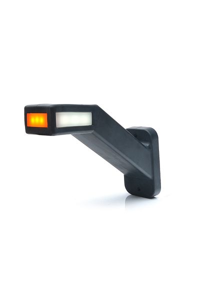 WAS LED SIDE LIGHT WITH ARM 1171P W168.4, 12V-24V, WHITE / RED / ORANGE RIGHT POSITION WAS