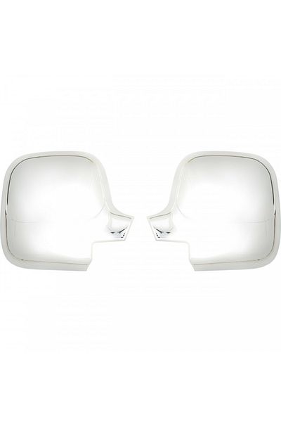 CED AUTO TRADE Chrome mirror caps compatible with CITROEN BERLINGO 2018->, ABS plastic