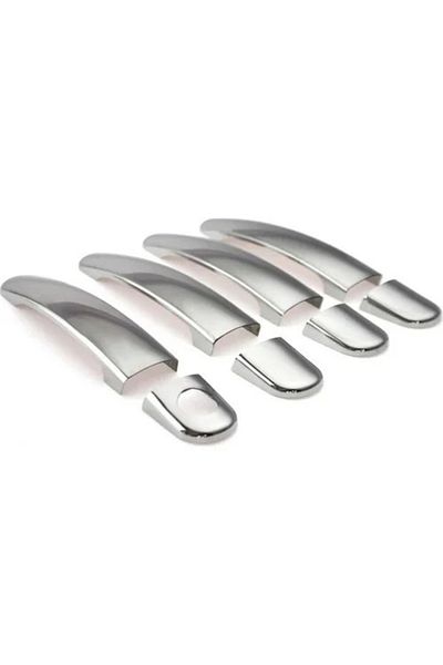 CED AUTO TRADE Chrome door handle ornament set compatible with VW BORA 1998-2005, VW POLO 2001-2009