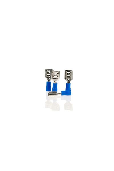 ALCA Blue Insulated Automotive Electrical Terminal Block Female Type 9.0Mm - Set of 10