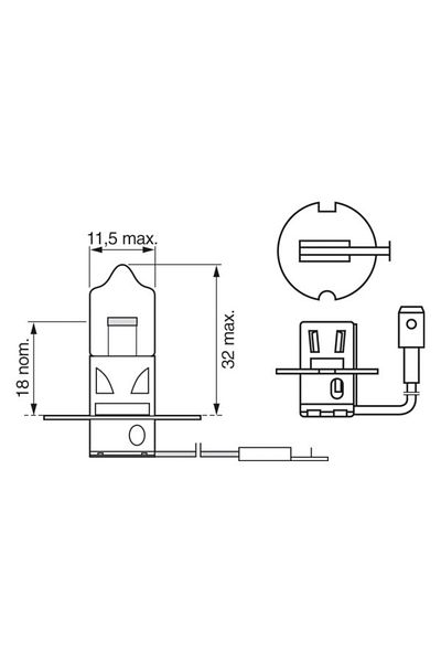 Bosch Bec 12V H3 55W Pure Light Bosch