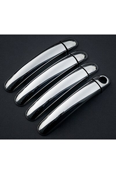 CED AUTO TRADE Set ornamente mâner ușă cromat compatibil cu VW Touareg 2003-2010