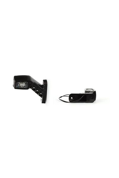WAS LAMPA GABARIT LED CU BRAT 241L W49, 12V-24V, POZITIE ALB / ROSU / PORTOCALIU STANGA WAS
