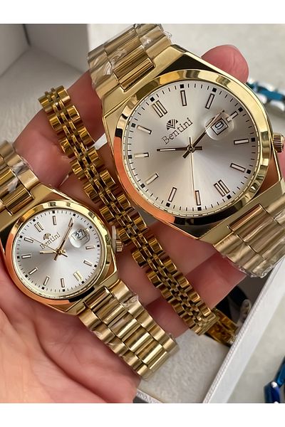 Bentini New Season Steel Lover's Watch Men's Watch Women's Men's Watch Couple Watch Valentine's Day Gift