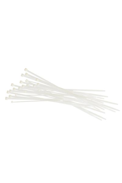NORMA White Nylon Cable Ties UV Resistant 3.5X370Mm Set of 100Pcs - Norma