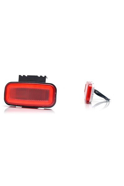 WAS LAMPA GABARIT LED 1403 W199, 12V-24V, POZITIE ROSU WAS