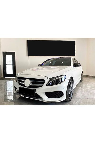 CED AUTO TRADE Mirror caps compatible with Mercedes C-class W205 2014-2020 Glossy Black Batman Style