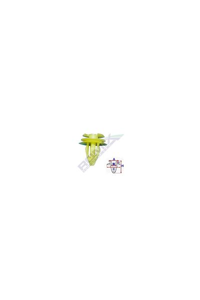 ROMİX Upholstery Clips For Bmw 7.6X21.5Mm - Yellow Set of 10 Pieces