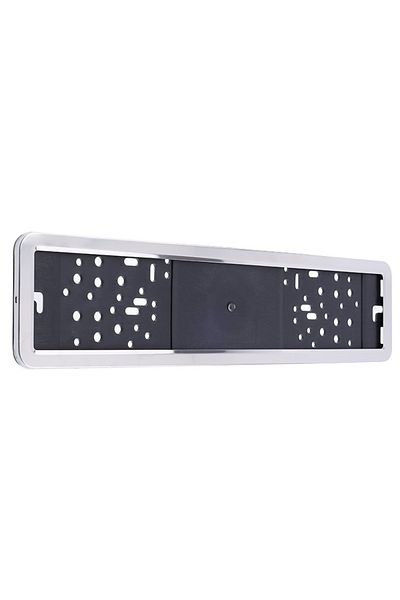 CED AUTO TRADE Chrome metal license plate holder compatible with SEAT