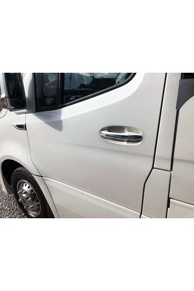 CED AUTO TRADE Set ornamente cromate manere portiere compatibile MERCEDES SPRINTER W907 2018->