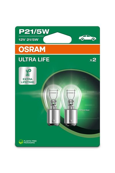 Osram Set 2 Becuri 12V P21/5W Ultra Life Blister Osram