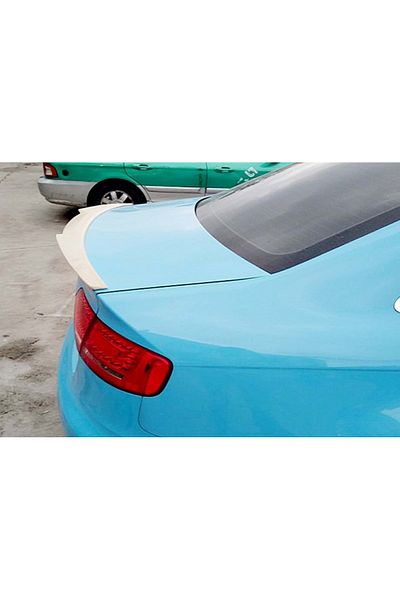 CED AUTO TRADE Eleron Portbagaj compatibil cu AUDI A4 B8 Sedan 2008-2015 RS Design Negru lucios