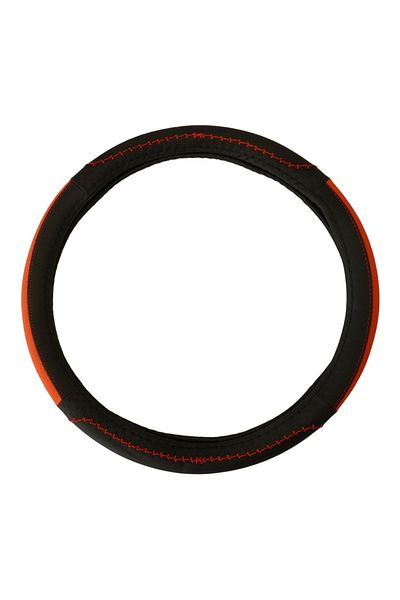 Umbrella Red Eco-leather Steering Wheel Cover 37-39 Cm Umbrella