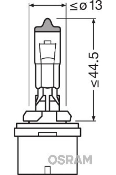 Osram Bec 12V H27/1 27 W Original Osram