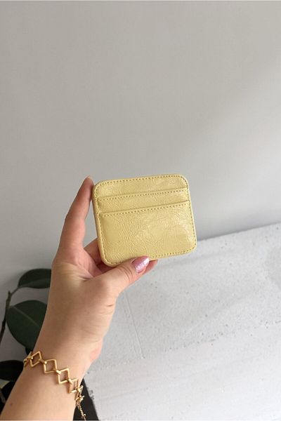 Yuka Atelier Θήκη για κάρτες από συνθετικό δέρμα με υφή Lily