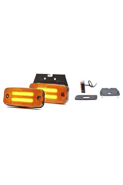 WAS LAMPA GABARIT LED 1138 W158, 12V-24V, POZITIE PORTOCALIU WAS