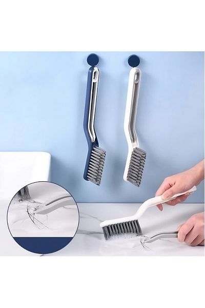 Gritille Multifunctional Joint Floor Tile Bathroom Kitchen Cleaning Brush with Tweezers