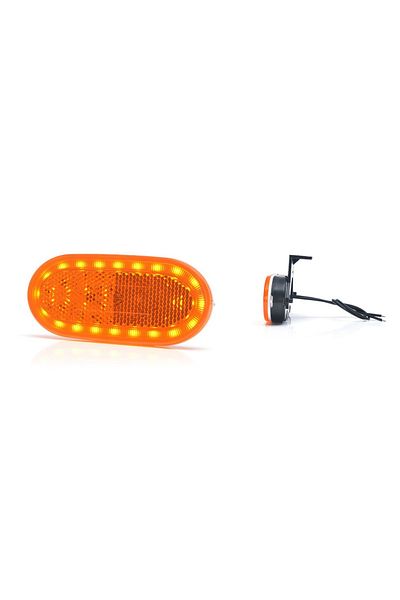 WAS LAMPA GABARIT LED 1386 W197, 12V-24V, POZITIE PORTOCALIU WAS