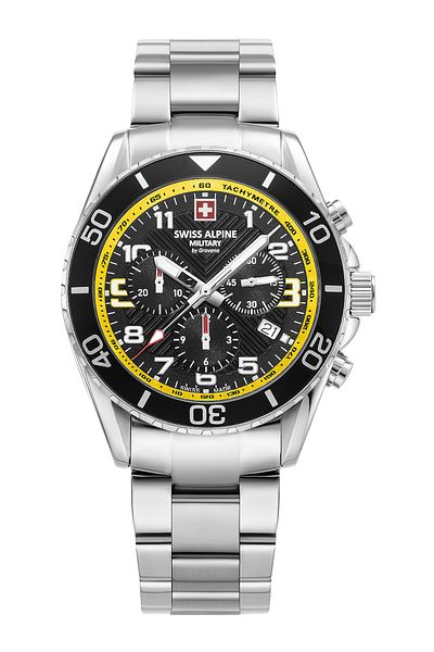 Swiss Alpine Military Mens Watch Swiss Military 7029.9138, Quartz, 42mm, 10ATM