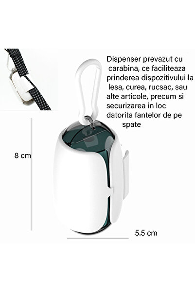 tzachebot Set dispenser cu saci biodegradabil 150 buc, Tzachebot®, pentru catei, pisici, animale de companie