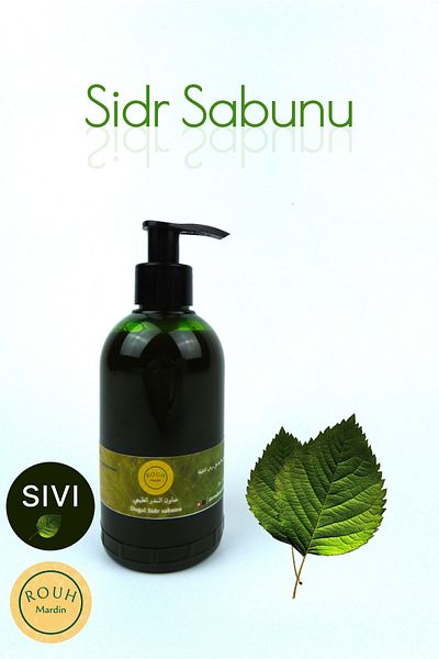 ROUH Mardin Sidr Liquid Soap to Get Rid of Dandruff Strengthens and Nourishes the Ends and Roots of Hair 250 ml