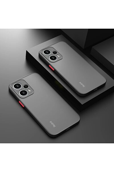 Choice جراب خلفي صلب فاخر هجين أسود لهاتف Redmi Note 12 Pro 5G لهاتف Xiaomi R...