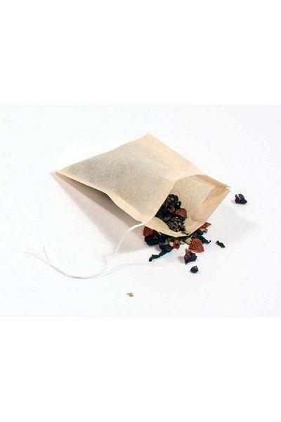 HIC Chlorine-Free Unbleached Paper Tea Bags Beige