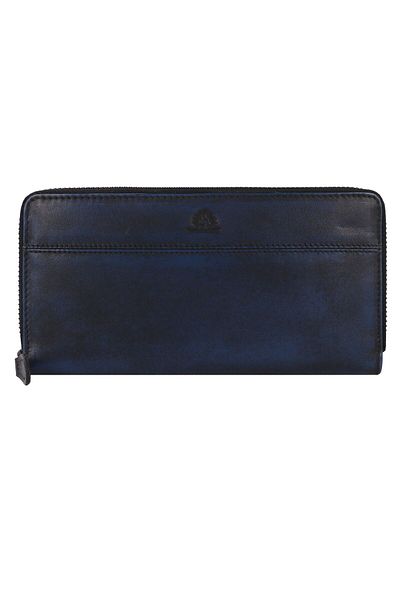 Greenburry Destressed Wallet RFID protection Leather 19 cm