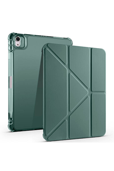 Megafox Teknoloji Apple iPad Air 13 2025 M3 Uyumlu Kılıf Zore Tri Folding Kal...