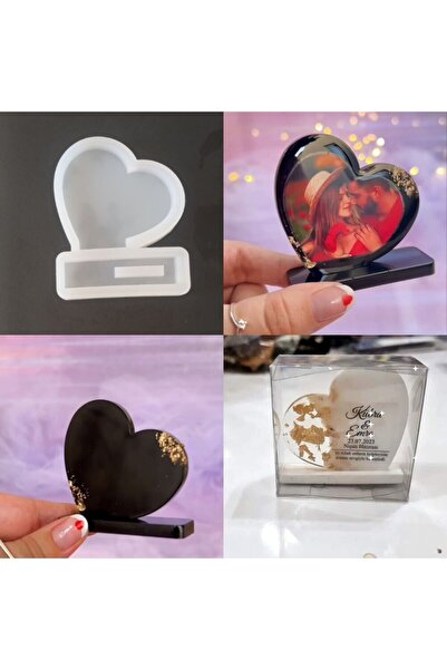 MERGAF magnet ve masa süsü epoksi kalıbı tekli