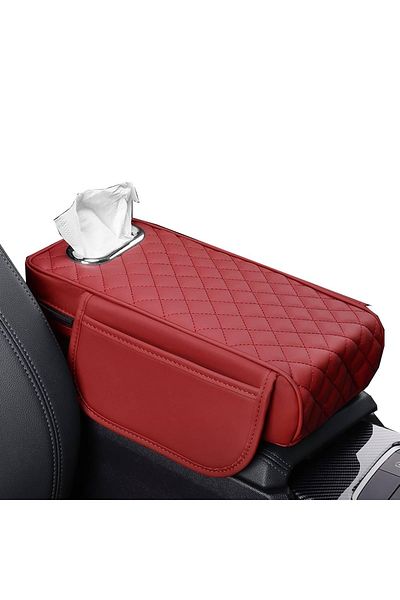 TnsAround Husa Cotiera Auto Universala, Varianta Luxury, Materiale Premium, Suport Servetele, Piele Sintetica